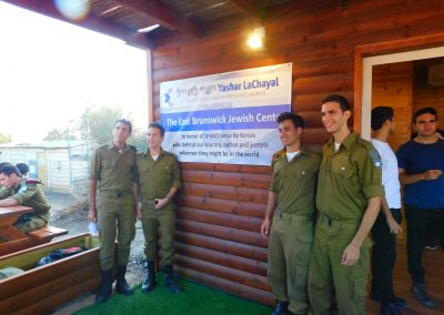Israeli soldiers love our Warm Corner in Psagot