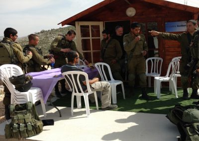 Yashar LaChayal's Warm Corner is there for IDF soldiers.