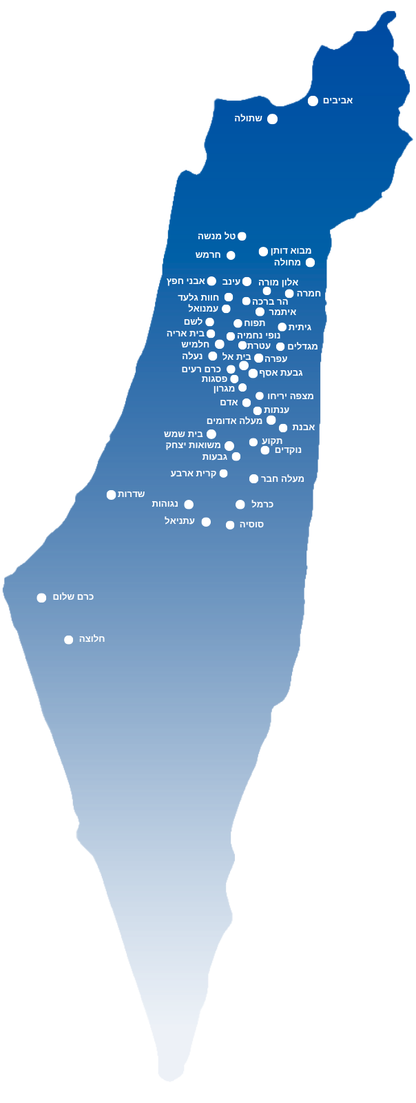 Full Hebrew and English maps - 48