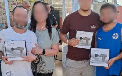 We Donated Massage Guns to our Injured Soldiers