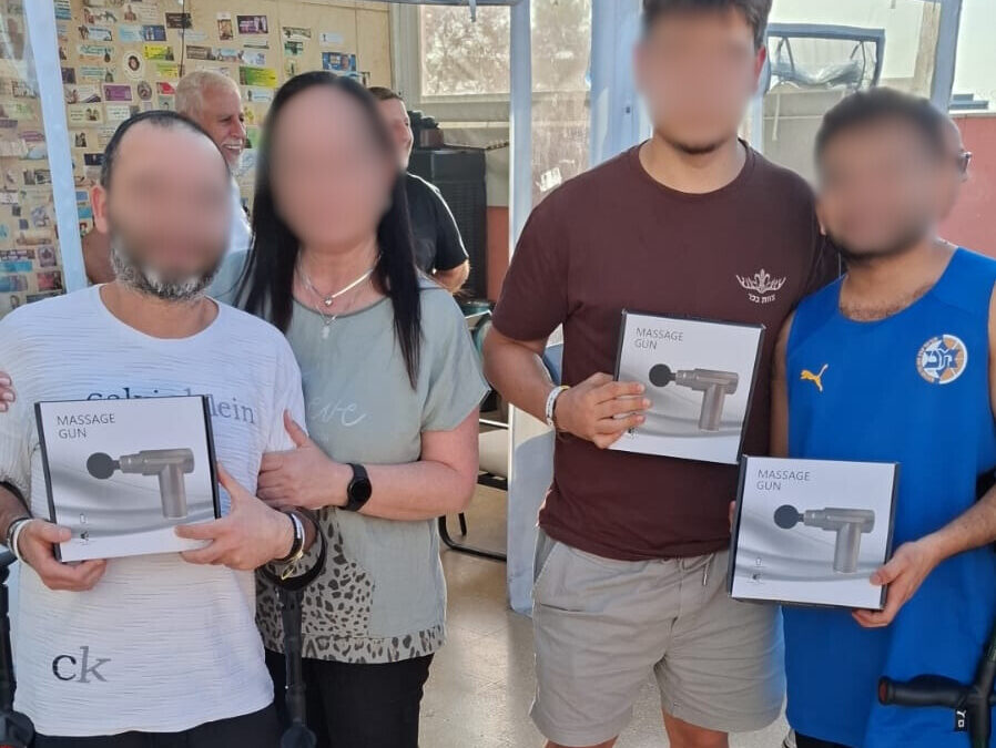 We Donated Massage Guns to our Injured Soldiers